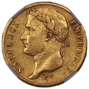 Napoleon I - 20 francs or 1810 Q Perpignan avers