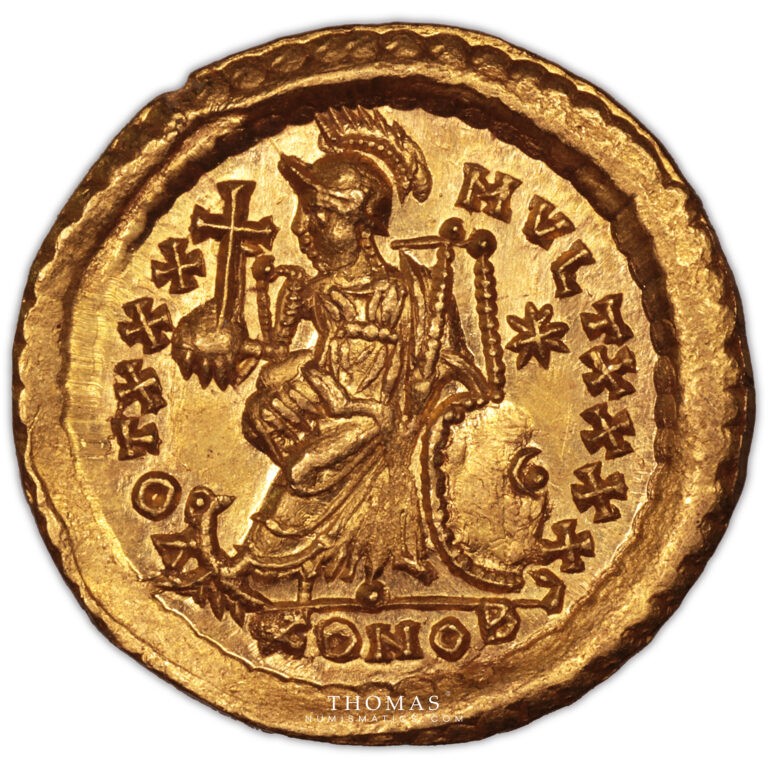Théodose II – Solidus or – Constantinople – 4-2