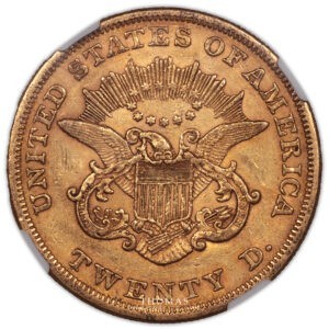 20 dollars or 1855 revers