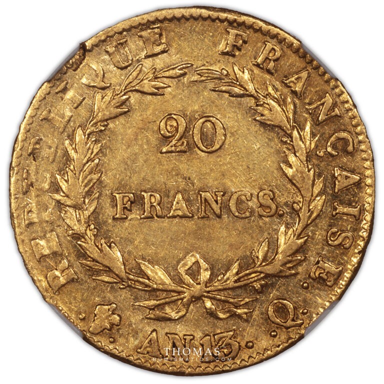 20 francs or an 13 Q perpignan Napoleon I revers