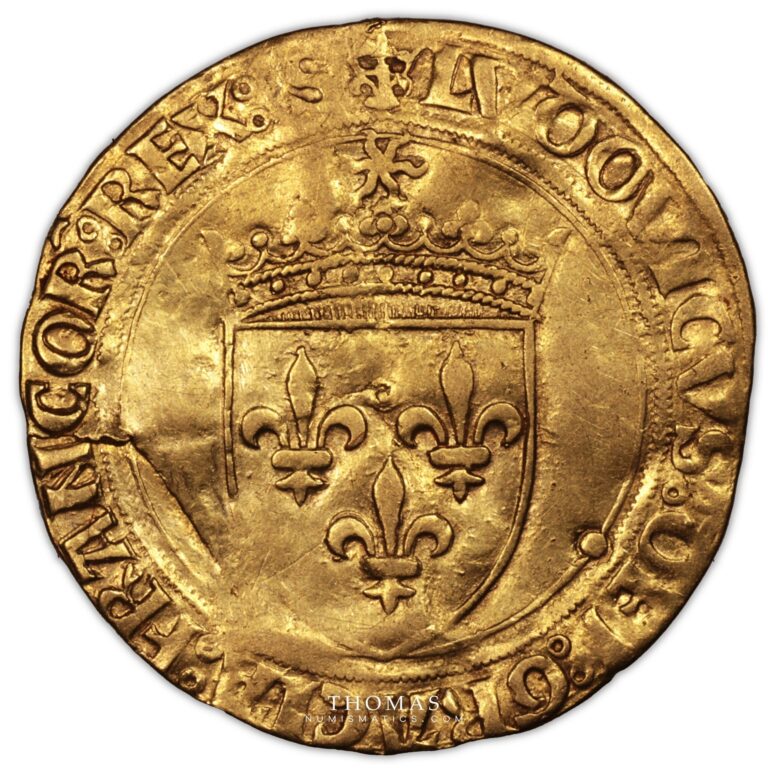 Louis XII ecu or obverse gold