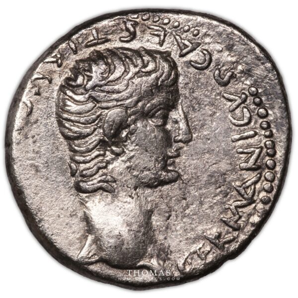 Cappadoce – Germanicus – Drachme Divus Augustus – Césarée avers