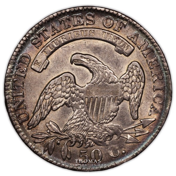 États-Unis – 50 Cents Capped Bust – 1833 Philadelphie revers
