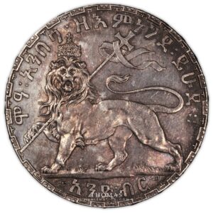 Ethiopie – Menelik II – 1 Birr 1899 – Paris reverse