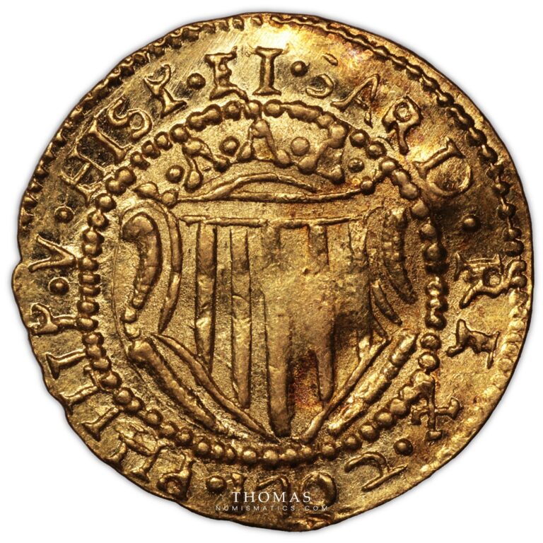 Italie – Philippe V d’Espagne – Scudo d’or Cagliari – obverse gold