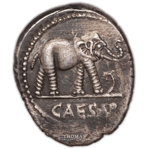 Jules César – Denier – Rome – 13 —avers