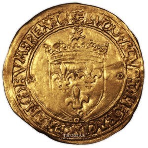 Louis XII – Écu d’or au soleil – Dijon avers