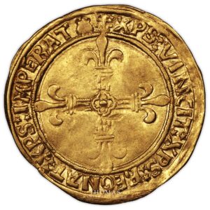 Louis XII – Écu d’or au soleil – Dijon reverse gold