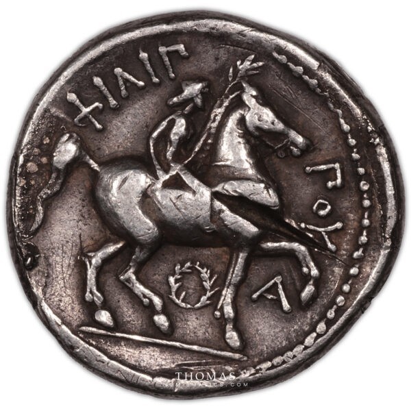 Macédoine – Philippe III – Tétradrachme Amphipolis revers