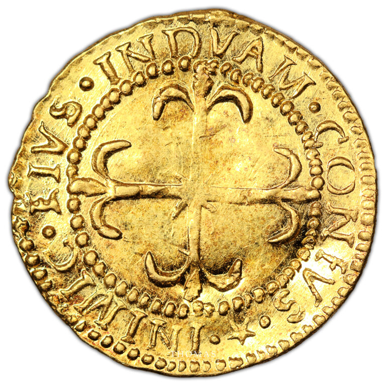 Monnaie Italie - Philippe V d'Espagne - Scudo d'or Cagliari - 1702-Revers