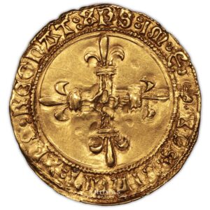 charles VIII ecu or soleil bayonne collection Kampmann reverse gold