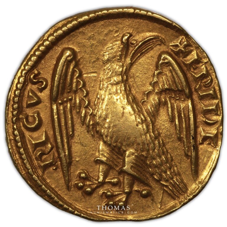 Italie – Frederic II de Hohenstaufen – Augustale or – Brindisi reverse gold