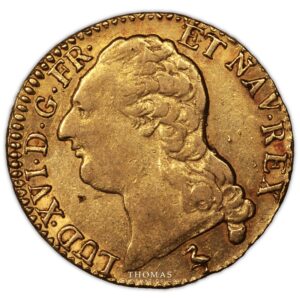 louis xvi or 1788 A paris obverse gold