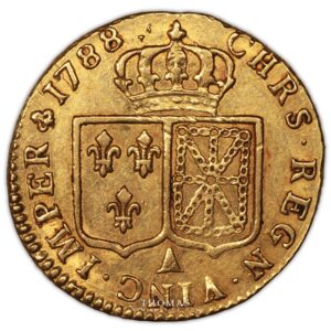 louis xvi or 1788 A paris reverse gold