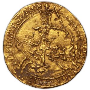 gold franc a cheval or obverse