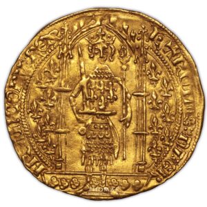 gold franc a pied or obverse