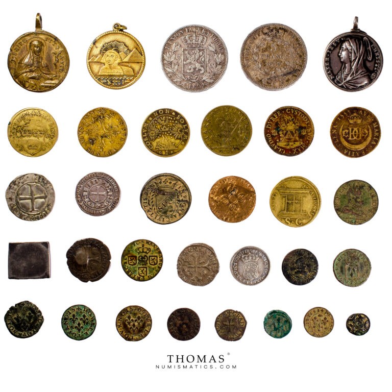 lot monnaies et médailles antiquités à nos jours