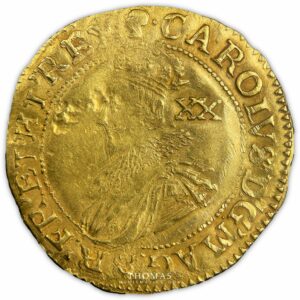 4Grande-Bretagne – Charles I – Unite or – Londres-obverse gold