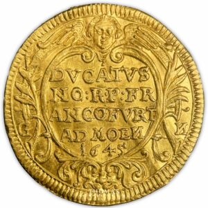 Allemagne – Francfort – Ducat or 1645-Reverse gold