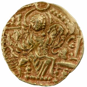 Empire Kushan – Statère or – Kidara- gold reverse