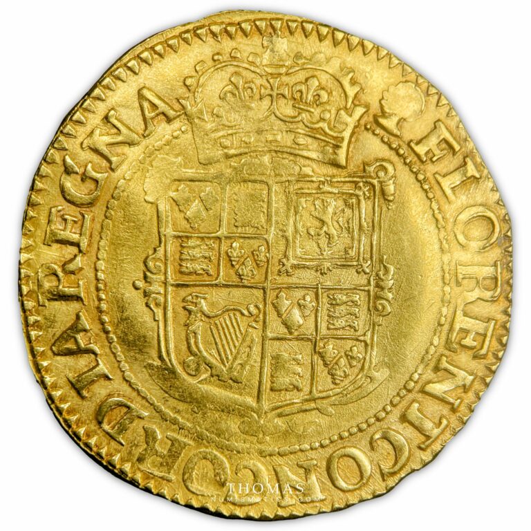 Grande-Bretagne – Charles I – Unite or – Londres-Reverse gold