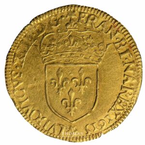 Louis XIII - Écu d'or au soleil - Frappe au marteau - 1615 A Paris-A