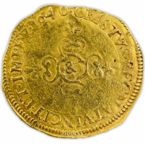 Louis XIII-Écud'orausoleil- Frappeaumarteau-1615AParis-Reverse gold