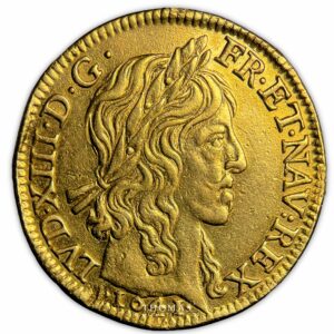 Louis XIII - Louis d'or a la meche longue 1641 A Paris-A