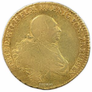 Allemagne – Friedrich Wilhelm II – Friedrichs d’or – 1795 Berlin-obverse gold