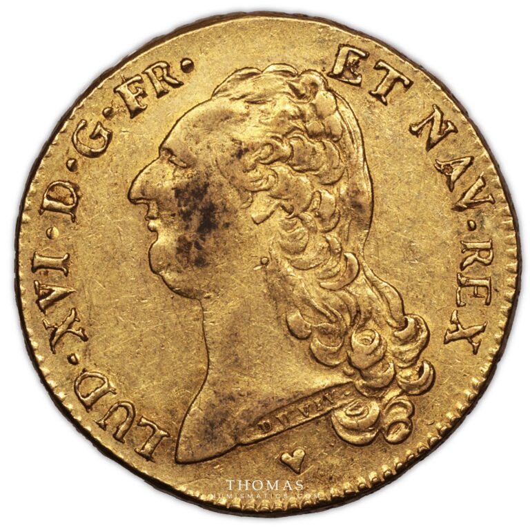 Gold - Double Louis XVI or 1786 BB strasbourg - obverse