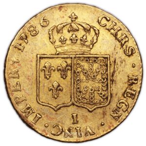 Double Louis XVI or 1786 I Limoges - reverse