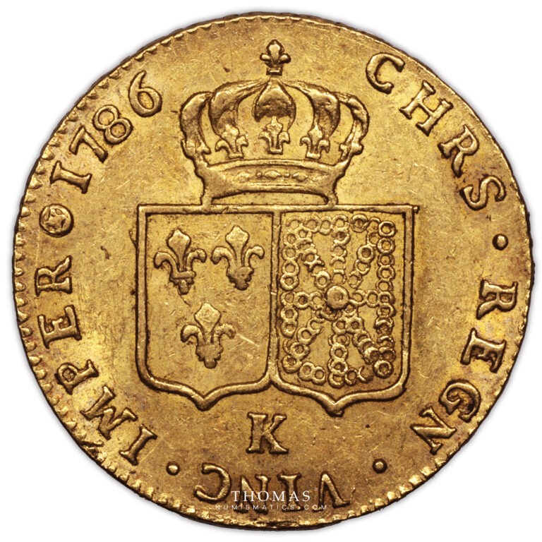 Double Louis XVI or 1786 K - Revers