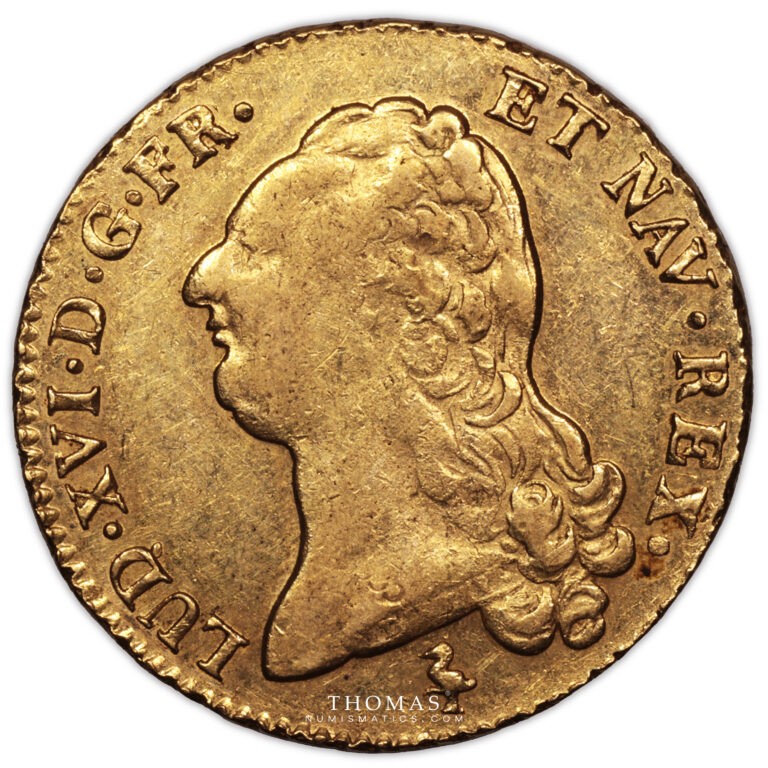 Double Louis XVI or 1791 A - Avers