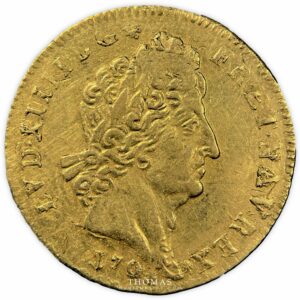 Louis XIV – Louis d’or aux 8L aux insignes – 1701 A Paris-Avers