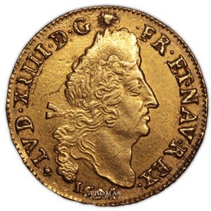 Louis XIV - Double louis d'or aux 4 L - 1694 M Toulouse avers