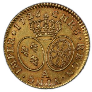 Gold - Louis XV Louis or - 1726 A - PCGS XF 45 reverse