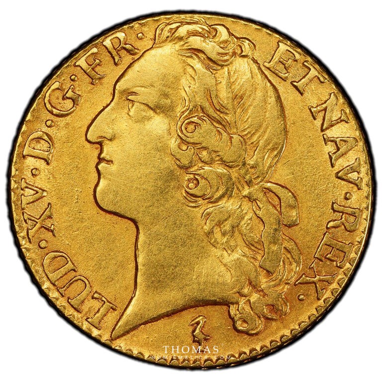 Louis xv or 1745 W Lille avers