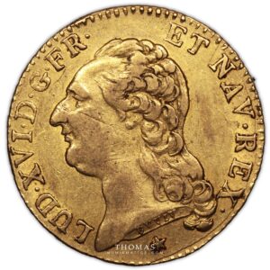 Gold Louis XVI louis or 1786 W - obverse