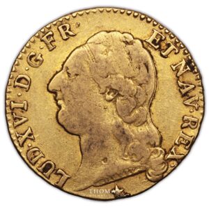 Gold Louis XVI louis or 1787 W - obverse