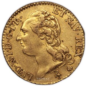 Gold Louis XVI or 1785 A - obverse