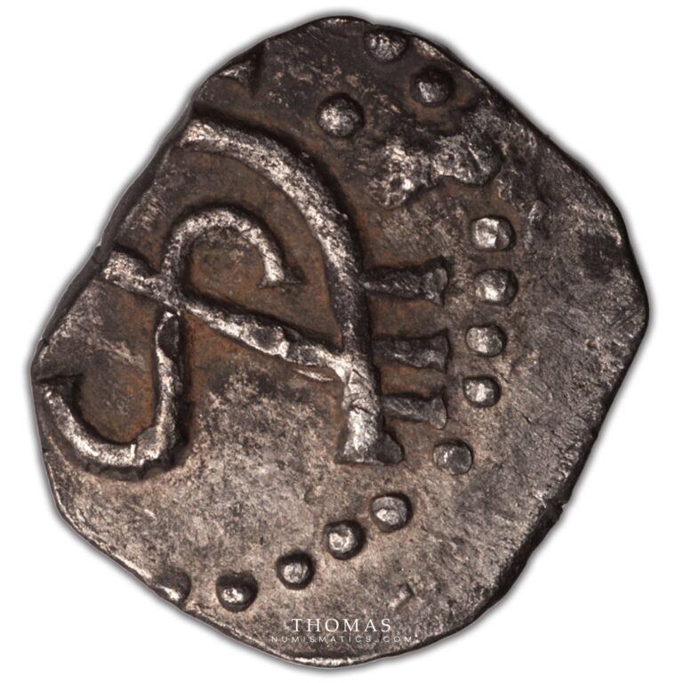 Merovingians - Touraine - Denar obverse - Treasure of Bais reverse