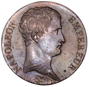5 francs Napoleon I - 1807 I avers