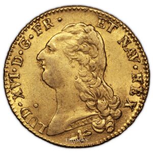 Gold Double Louis XVI or 1786 D - obverse