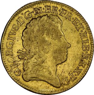 George I guinea gold 1716 ellerby area hoard obverse