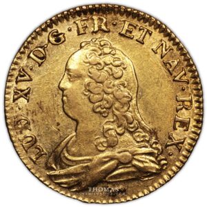 coin - France - Louis XV - Gold - Louis d'or aux lunettes 1726 A Paris obverse