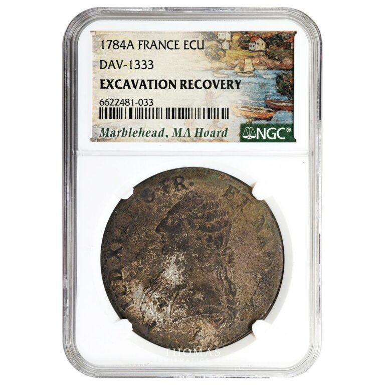 Louis XVI - 1784 A - MarbleHead Excavation recovery obverse