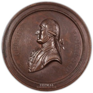 Médaille - Etats-Unis - médaille George Washington - Letter to hamilton avers