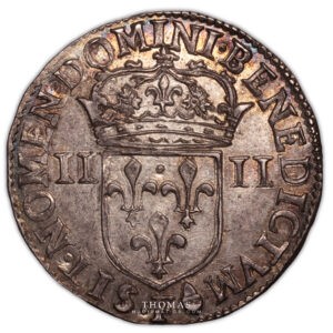 Monnaie - France Louis XIV - Quart ecu 1645 F Angers avers