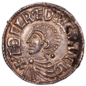 Monnaie - Grande-Bretagne Æthelred II the Unready 978-1016 - Londres - Trésor de Shaftesbury Hoard avers