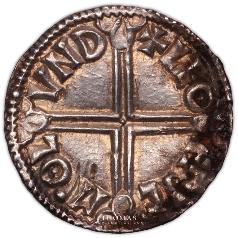 Monnaie - Grande-Bretagne Æthelred II the Unready 978-1016 - Londres - Trésor de Shaftesbury Hoard revers